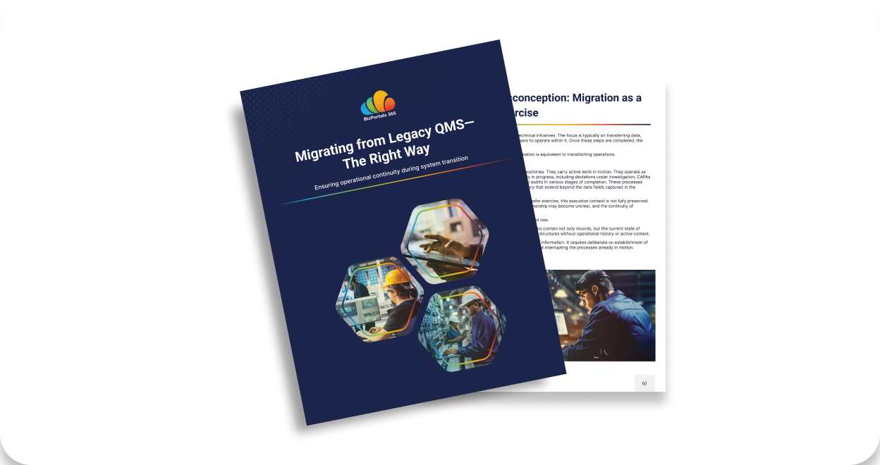 Migrating from Legacy QMS — The Right Way