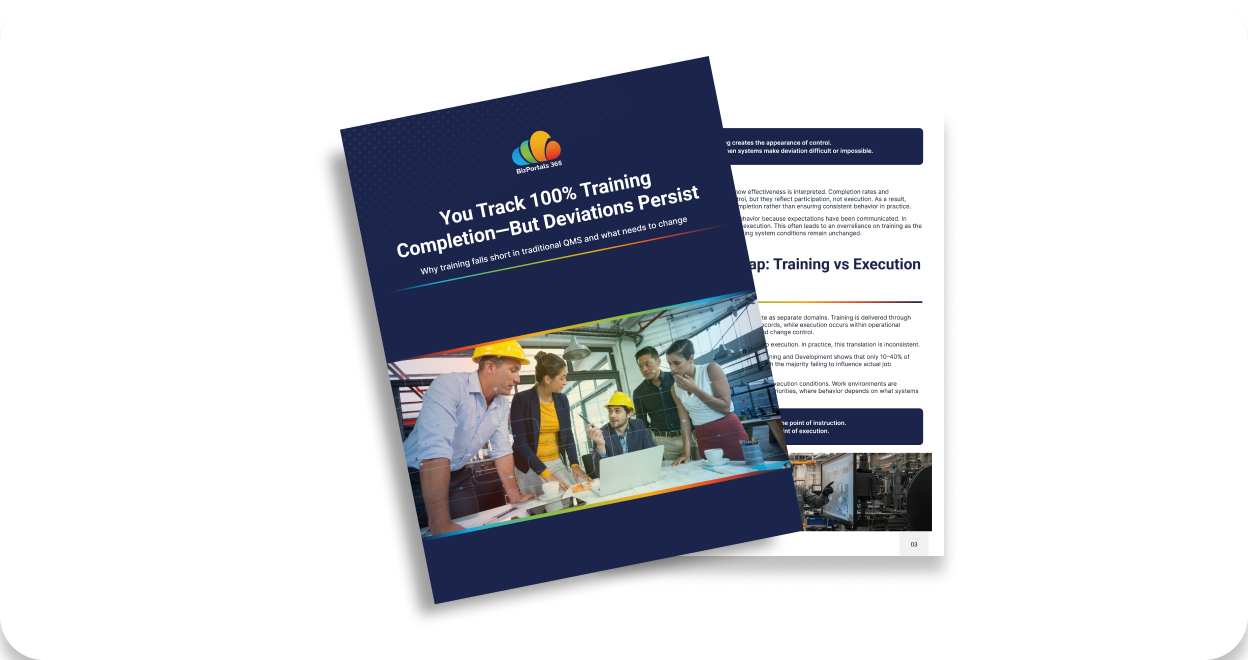 You Track 100% Training Completion—But Deviations Persist