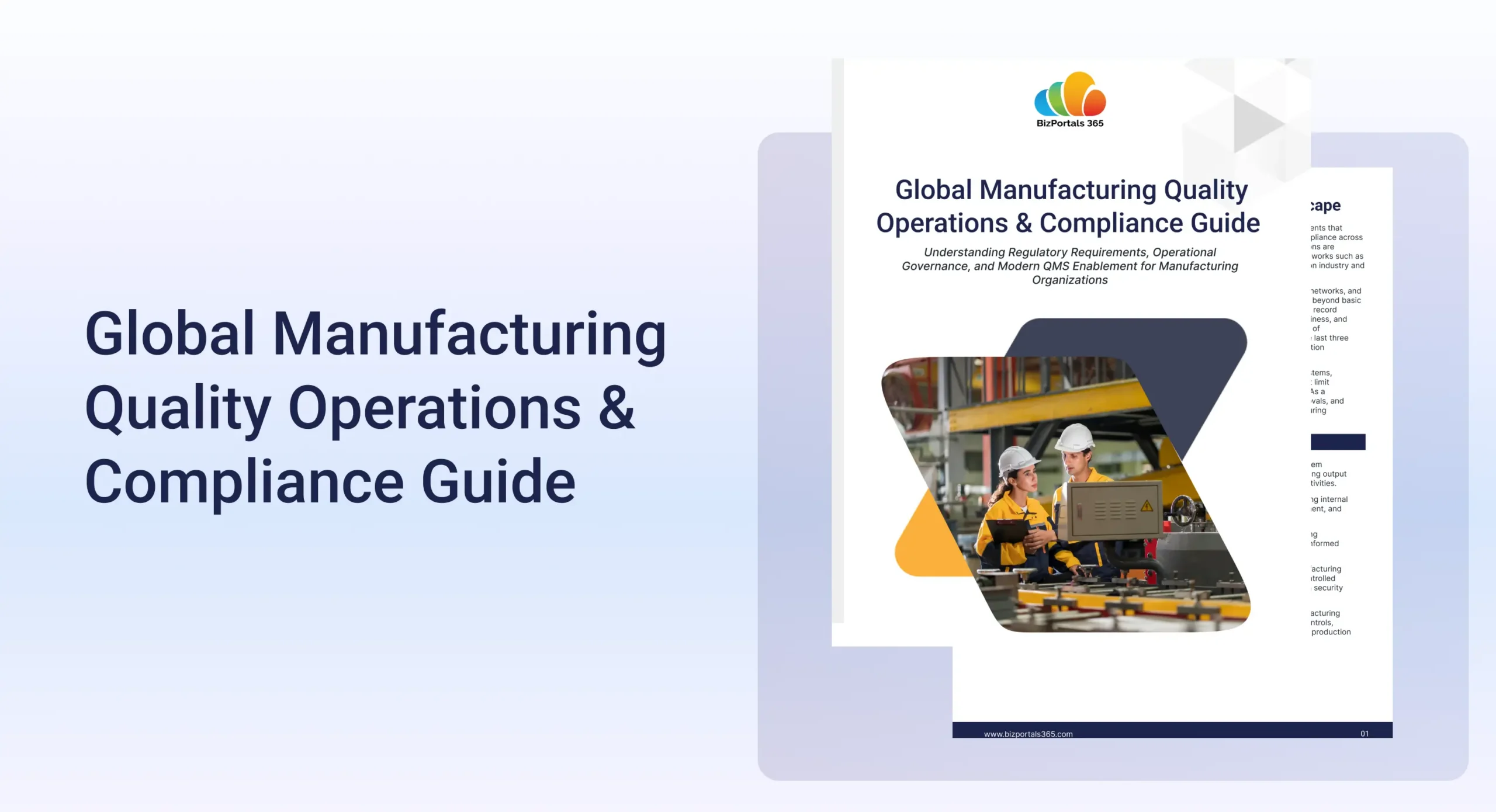 Global Manufacturing Quality Operations & Compliance Guide