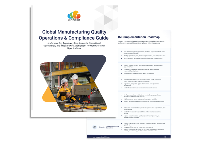 Global Manufacturing Quality Operations & Compliance Guide