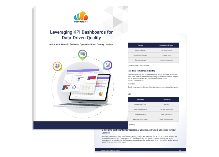 Leveraging KPI Dashboards for Data-Driven Quality