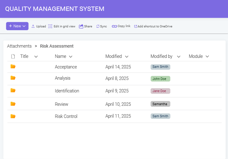 Document Control