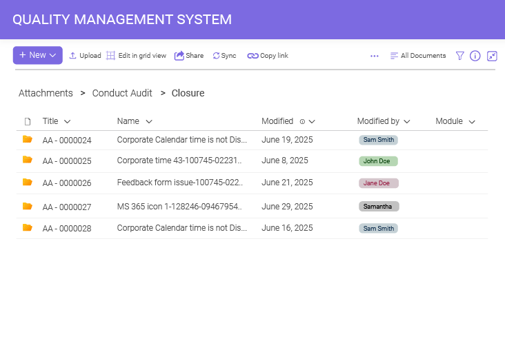 Robust Document Control