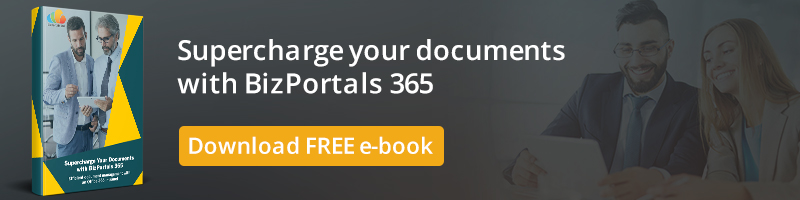 A eBook on supercharge your documents with BizPortals 365
