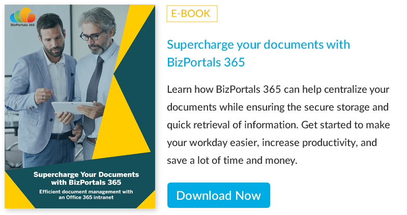 Supercharge your documents with BizPortals 365 
