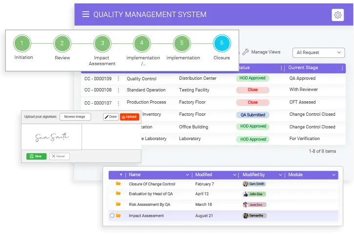 Change Control Software as a Part of an Integrated QMS Solution