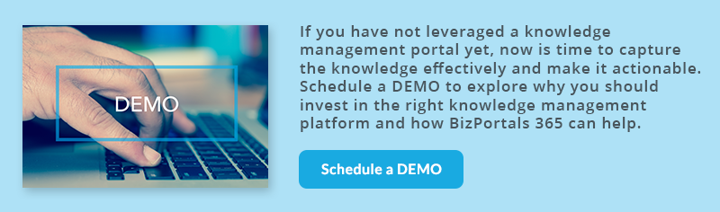 knowledge management schedule a demo
